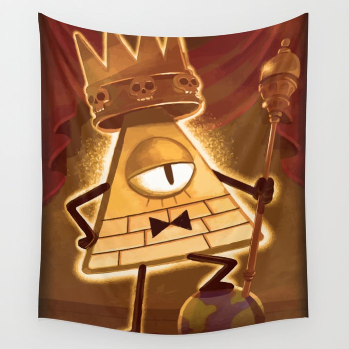 King Bill Wall Tapestry by Nyaaarrrgh Society6