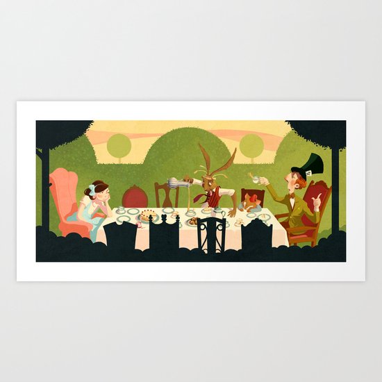 Mad Tea Party Art Print