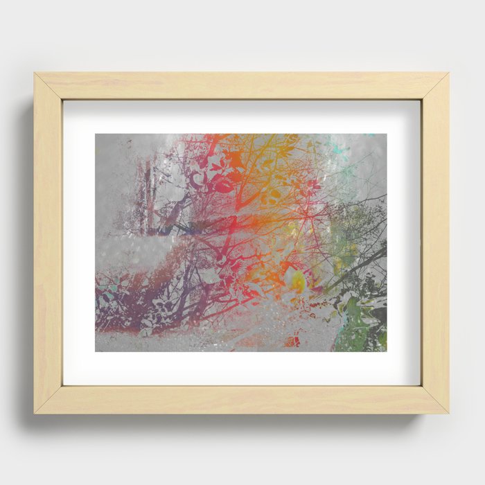 Spring Under The Trees, Sunburst Recessed Framed Print