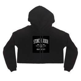 Stone Harbor NJ Vintage Crossed Oars & Boat Anchor Hoody