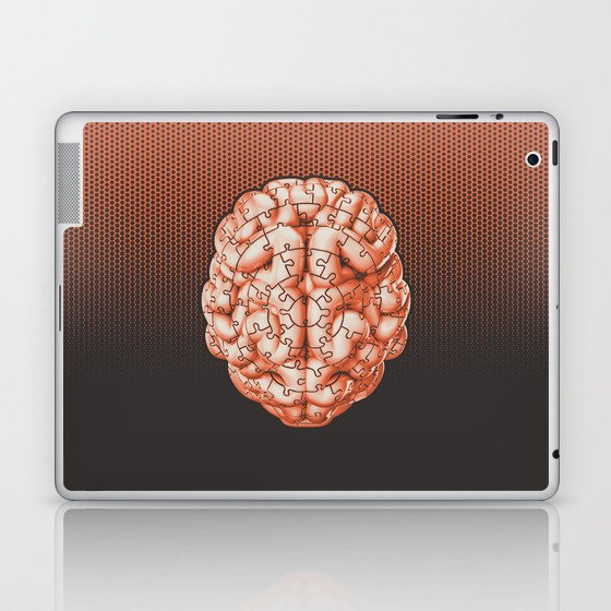 Puzzle brain GINGER / Your brain on puzzles Laptop & iPad Skin