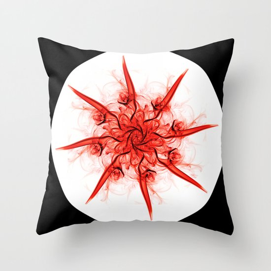 Smoke Flower 1 Throw Pillow