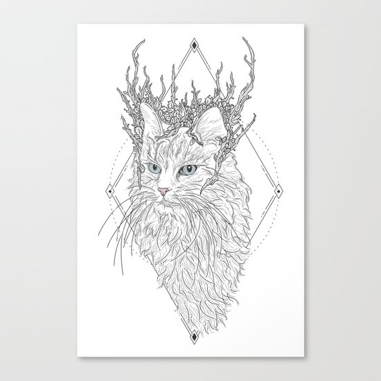 Thranduil Cat Canvas Print