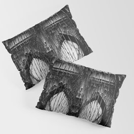 Brooklyn Bridge black and white Pillow Sham