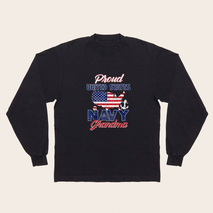 Navy grandma shirt sales