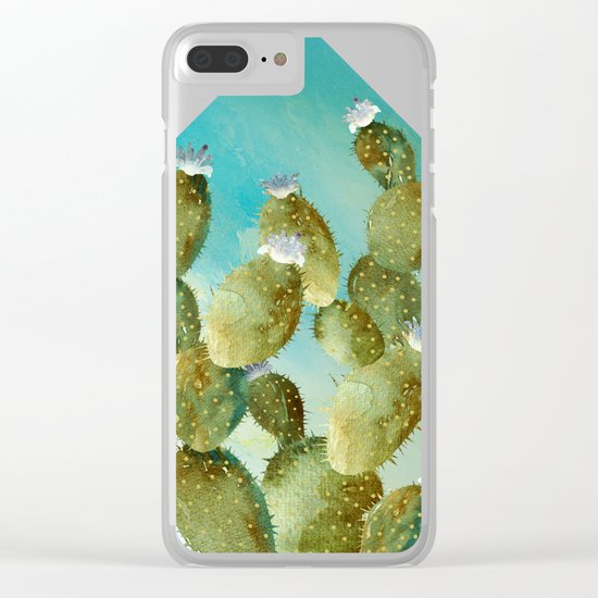 Big Cactus Clear iPhone Case