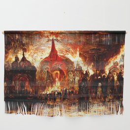 Lucifer Palace in Hell Wall Hanging