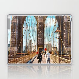 Brooklyn Bridge | New York City | HDR Travel Photography in NYC Laptop Skin