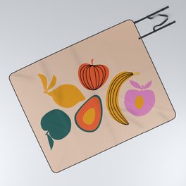Cut Out Fruits Picnic Blanket