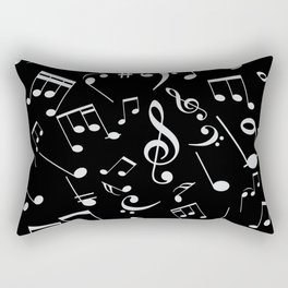 Musical Notes 20 Rectangular Pillow