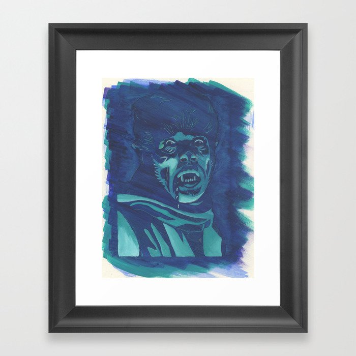 The Wolf Man Framed Art Print