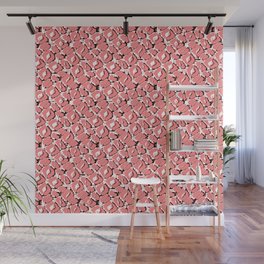 Pink Fairytale Path Seamless Pattern Structure  Wall Mural