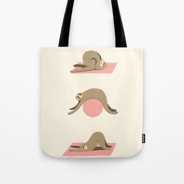 Sloth pilates Tote Bag