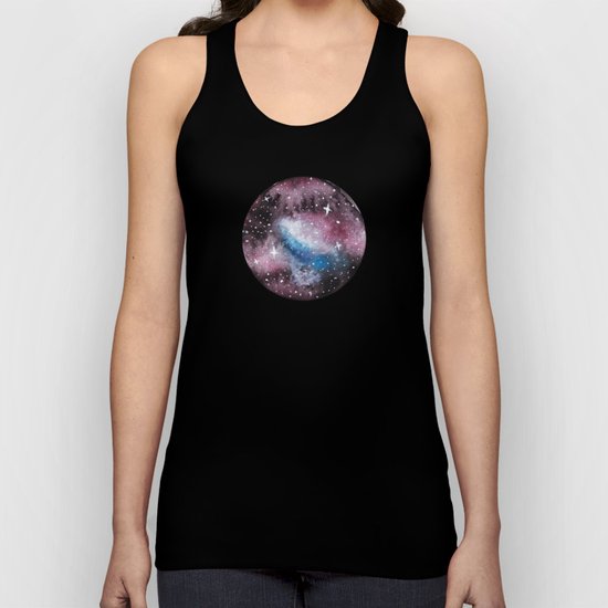 Medusa Nebula Painting Unisex Tank Top