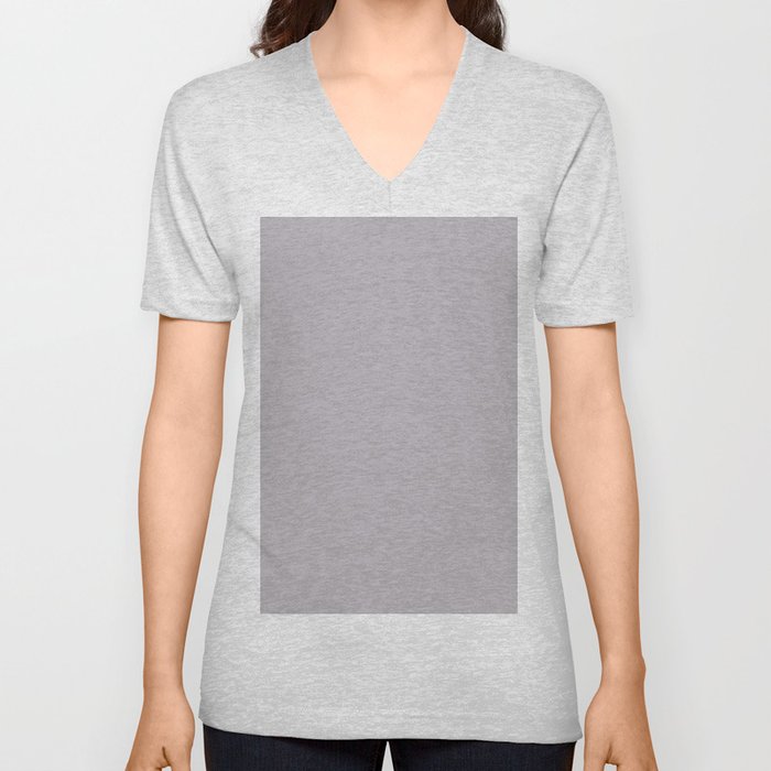 Future Vision Gray V Neck T Shirt