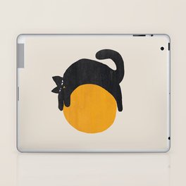 Cat with ball Laptop & iPad Skin