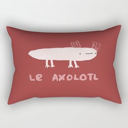 Le Axolotl Rectangular Pillow