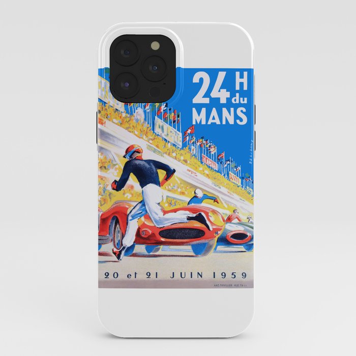1959 24 Hours of Le Mans Race Poster iPhone Case