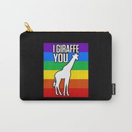 I Giraffe You Love Romantic Couples Carry-All Pouch