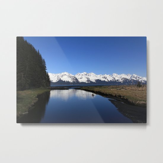Tonsina Creek Metal Print