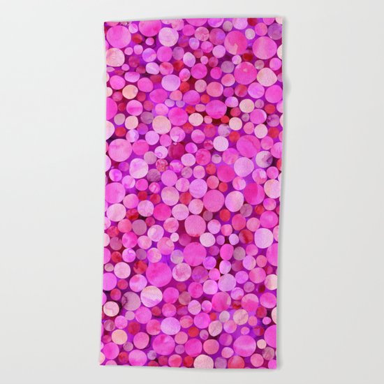 Confetti Pattern 01 Beach Towel