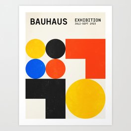 Balance 03: Bauhaus Mid-Century Edition Art Print