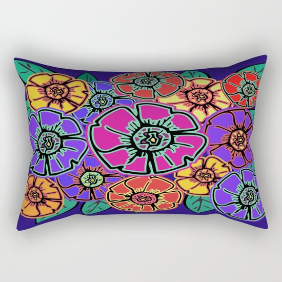 Abstract #462 - Flower Power #13 Rectangular Pillow