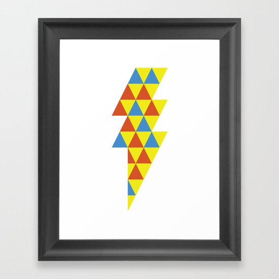 Flash Framed Art Print
