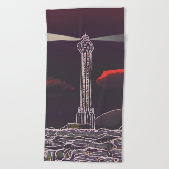 Lighthouse / Punta Lava La Palma Beach Towel