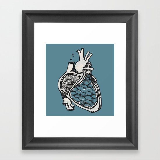 H E A R T Framed Art Print