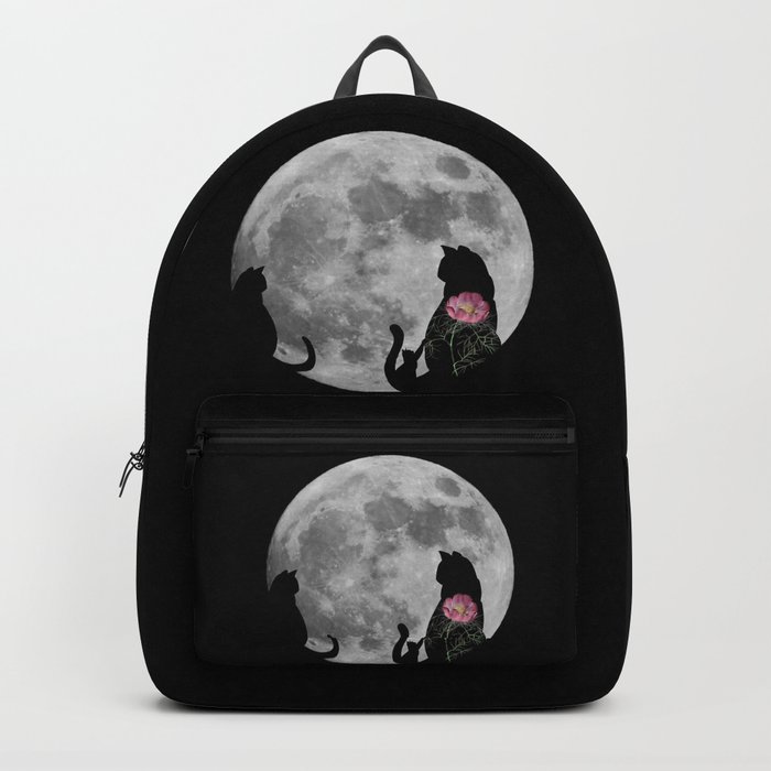 Feline Moonlight Celebration Backpack