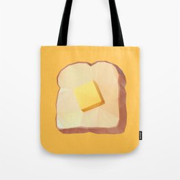 Toast with Butter polygon art Tote Bag