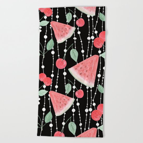 Fruit pattern.2 Beach Towel