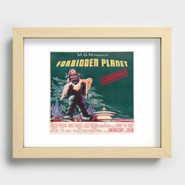 Forbidden Planet - 1956 Vintage Movie Poster Recessed Framed Print
