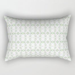 Micro Tiki Polynesian Inspired Pattern Rectangular Pillow