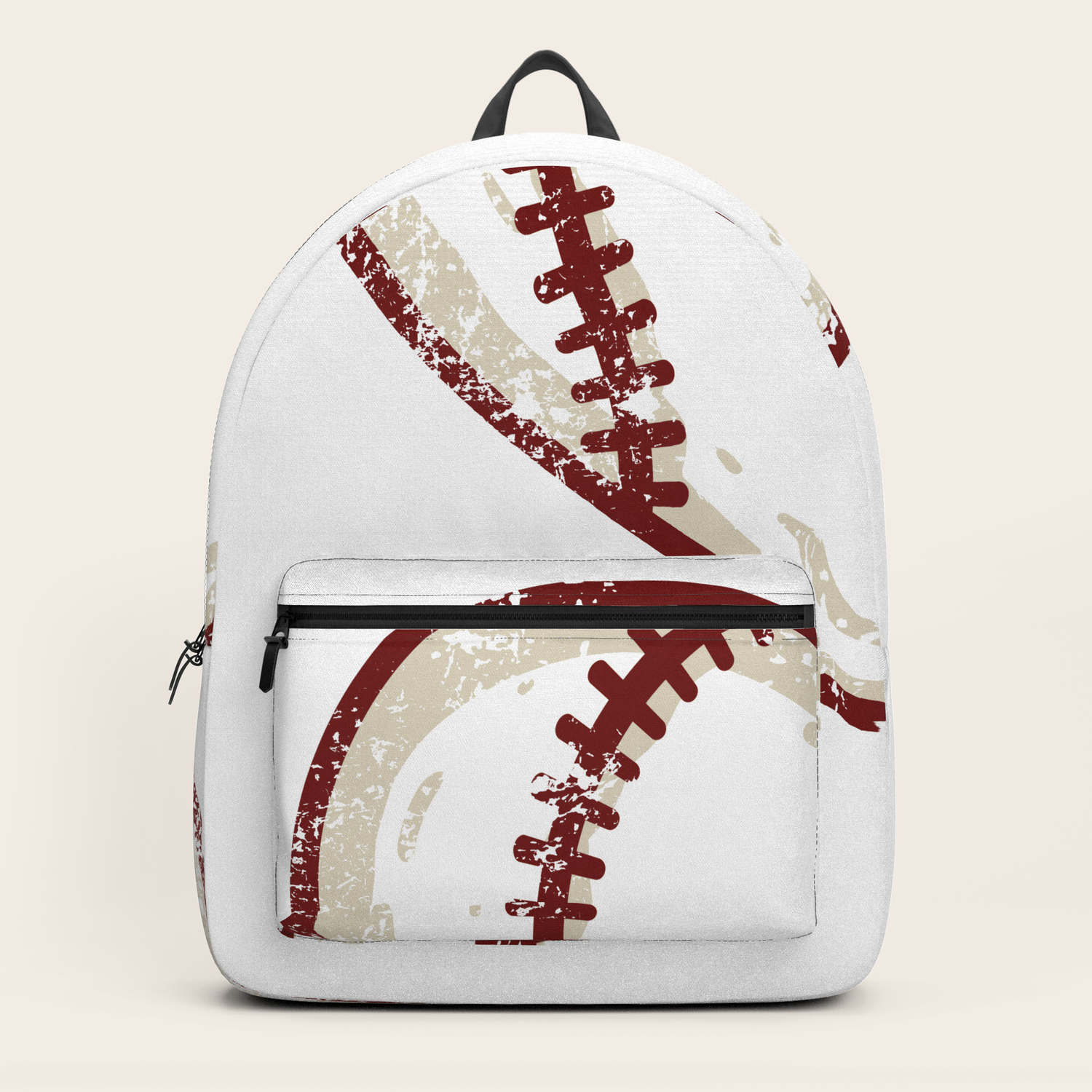 backpack with baseball design