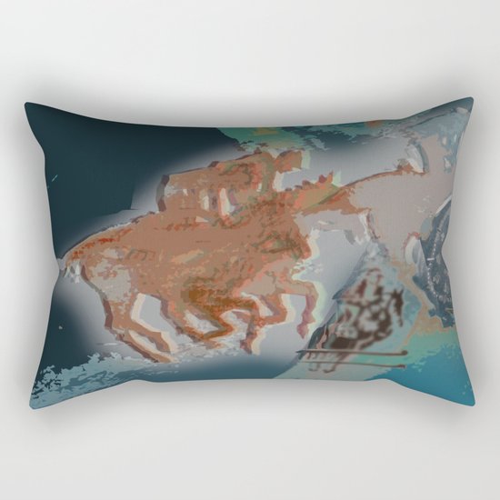 Riders II Rectangular Pillow