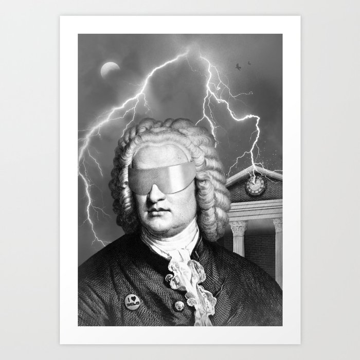 Bach To The Future Art Print
