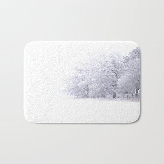 White Forest Bath Mat