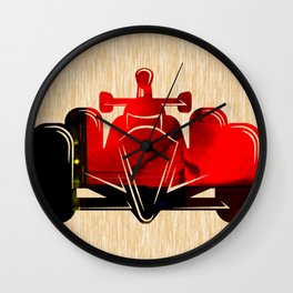 Formula Race Car Wall Clock