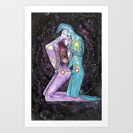 Love is a Vortex - Chakra Spiritual Kundalini Yoga Sex Art Print