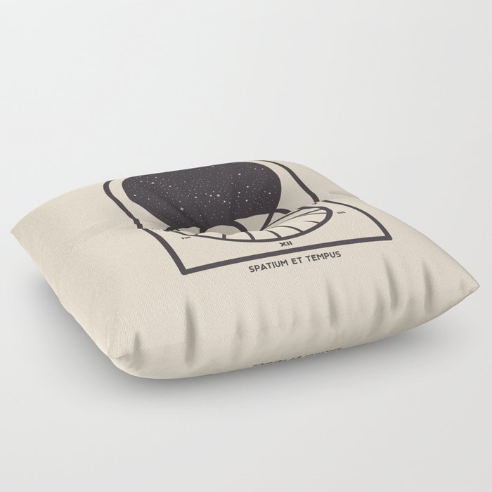 Space and Time Floor Pillow