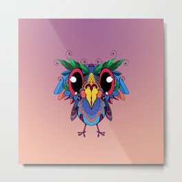 Odd Bird   Metal Print | Strangebird, Sillybird, Bird, Animalart, Colorfulbird, Animal, Bigeyes, Funny, Strangecreature, Cutebird 
