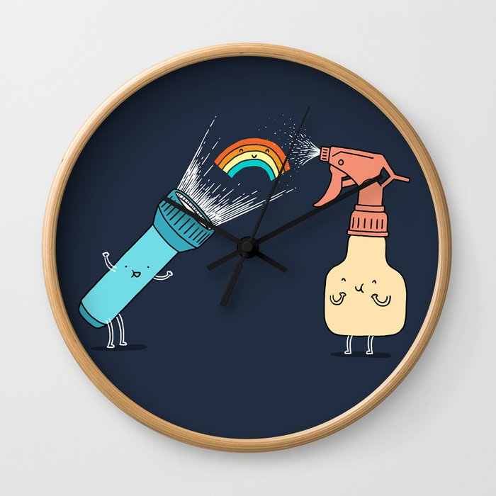 Together we make rainbow Wall Clock