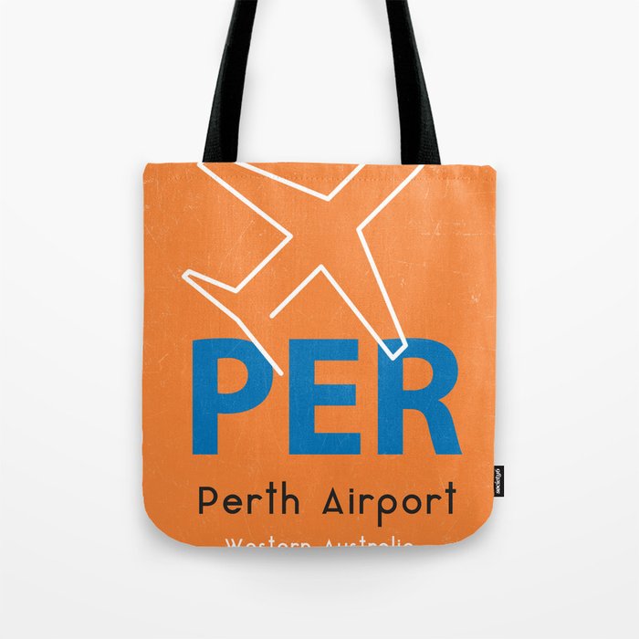 Per Perth Airport Code Tote Bag By Printscenter