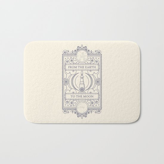 From The Earth To The Moon Bath Mat