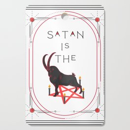 "Satan Is The Goat" (Art Deco Style) Cutting Board