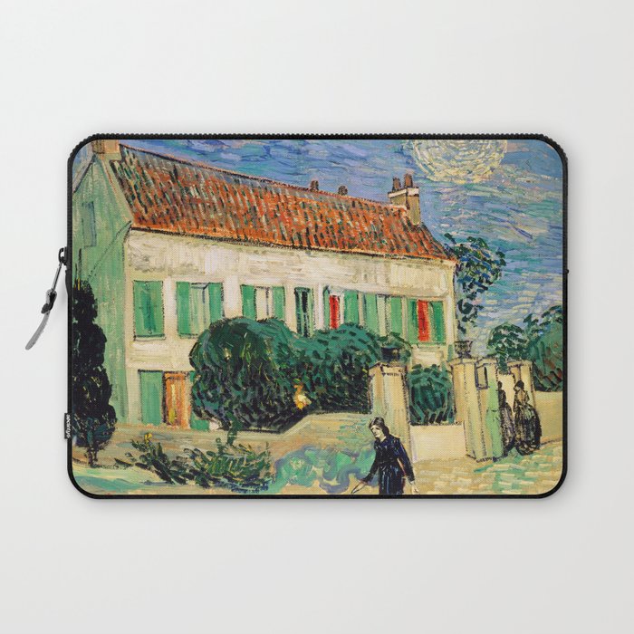 Vincent van Gogh "White House at Night" Laptop Sleeve