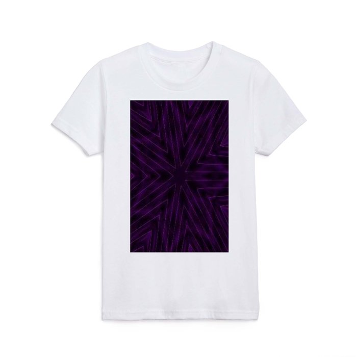 Eggplant Purple Kids T Shirt