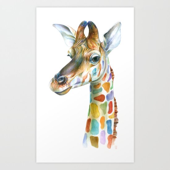 Giraffe Art Print